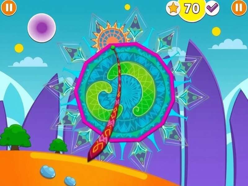 Vibrant Mandala Adventure Game Screenshot